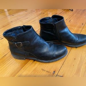 Caine 9 1/2 black booties